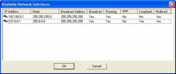 Interfaces - Network Utilities