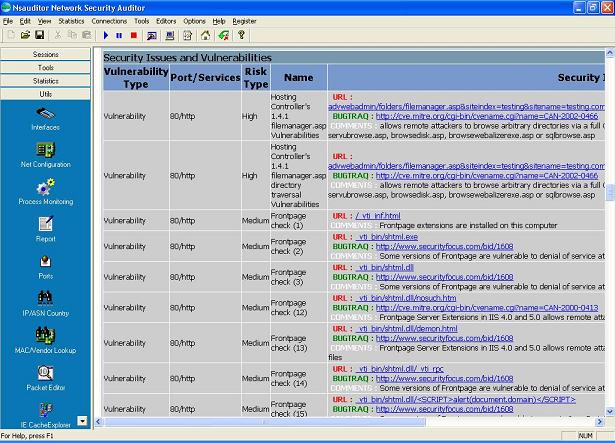 Internal Network Security Tools