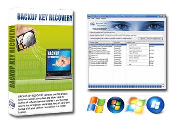 Backup Key Recovery - RECOVER YOUR PRODUCT KEYS FROM CRASHED HARD DISK DRIVE