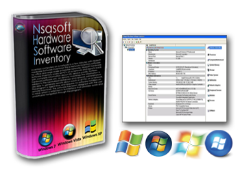 Nsasoft Hardware Software Inventory - Scans network and displays complete hardware and software information!