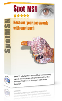 SpotMSN - MSN Messeger Password Recovery Software