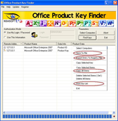 Office Product Key Finder - Recover Microsoft Office 2010, 2007 and 2003 Product Keys