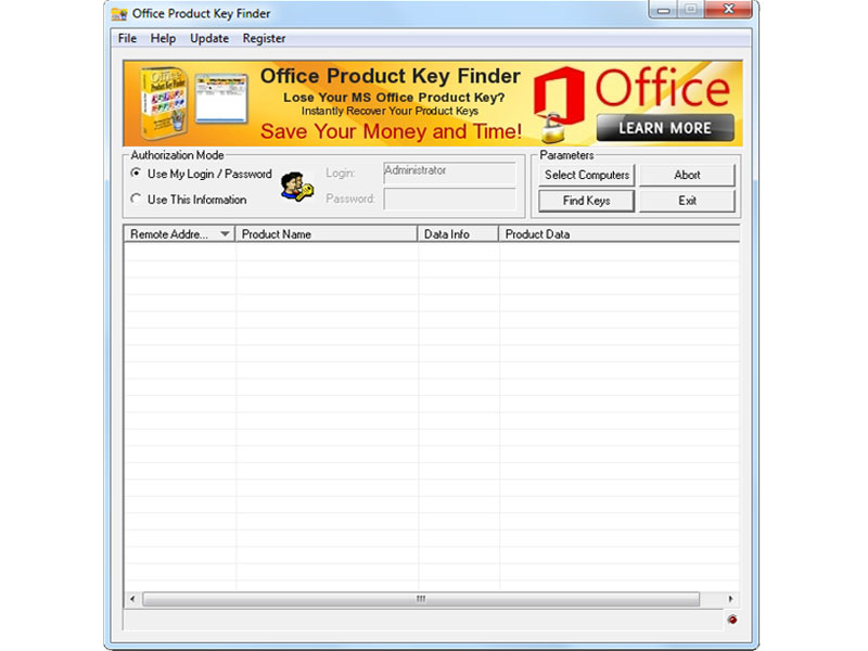 Office Product Key Finder