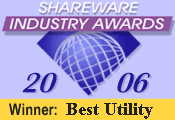 ShareAlarmPro won the Shareware Industry Awards 2006 Best Utility Using .Net in Denver, Colorado.