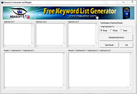 Free Keyword List Generator Software