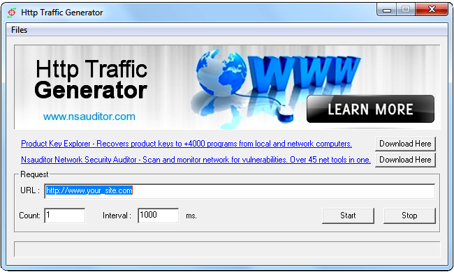 Web Site Traffic Program