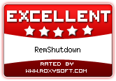 RemShutdown Award from Roxysoft