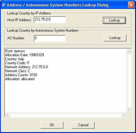 IP / ASN Country - Network Utilities