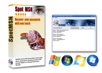 SpotMSN - MSN & Live Messenger Password Recovery Software